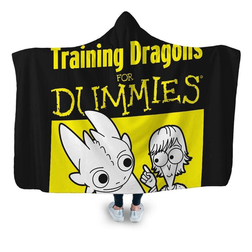 Training Dragons For Dummies Hooded Blanket - Adult / Premium Sherpa