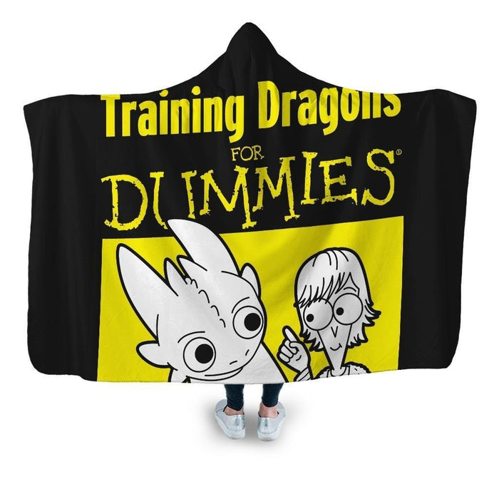 Training Dragons For Dummies Hooded Blanket - Adult / Premium Sherpa