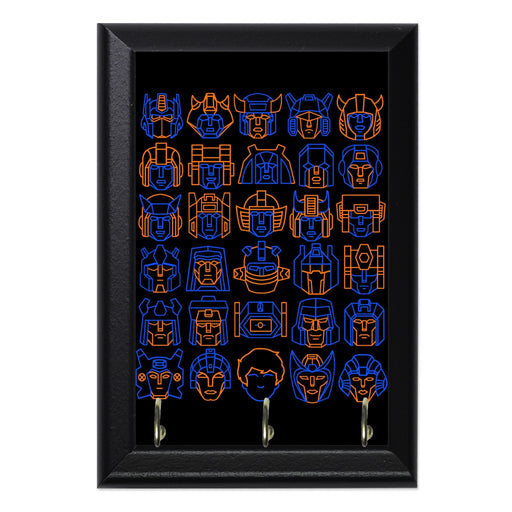 Transform Heads Wall Plaque Key Holder - 8 x 6 / Yes