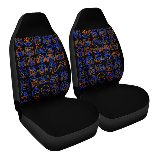 Transformers Line Heads Car Seat Covers - One size
