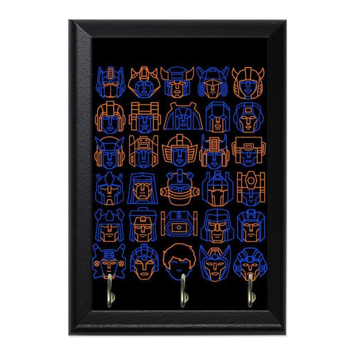 Transformers Minimalism Decorative Wall Plaque Key Holder Hanger - 8 x 6 / Yes
