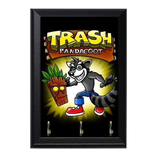 Trash Pandacoot Decorative Wall Plaque Key Holder Hanger - 8 x 6 / Yes