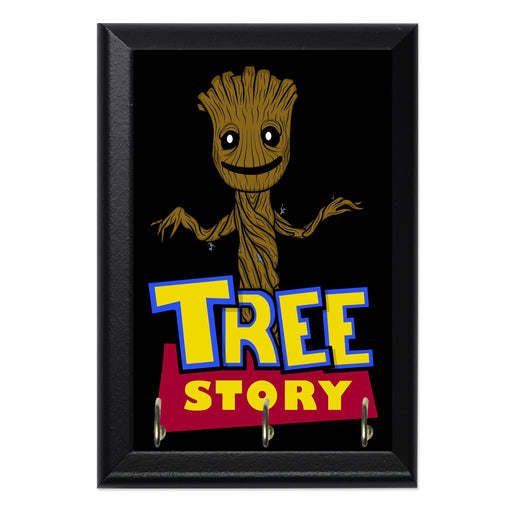Tree Story Key Hanging Plaque - 8 x 6 / Yes