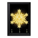 Triforce Snowflake Decorative Wall Plaque Key Holder Hanger - 8 x 6 / Yes