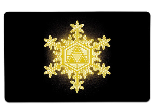 Triforce Snowflake Large Mouse Pad