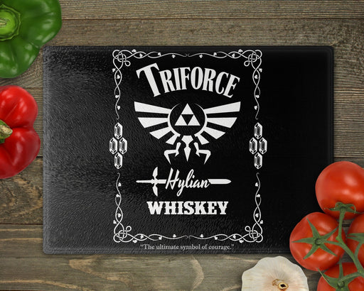 Triforce Whiskey Cutting Board