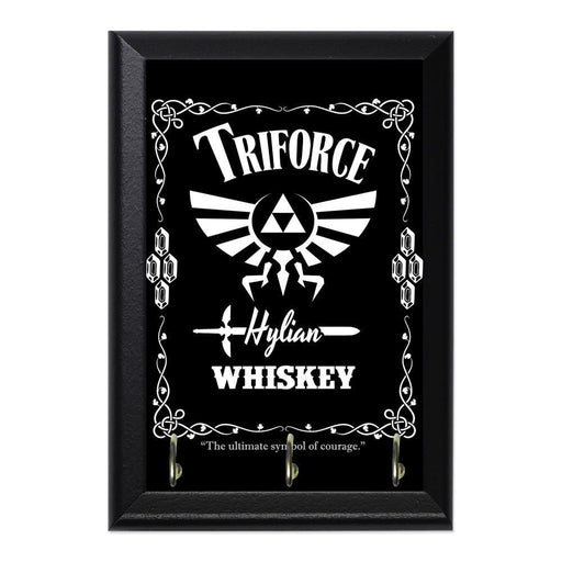 Triforce Whiskey Decorative Wall Plaque Key Holder Hanger - 8 x 6 / Yes