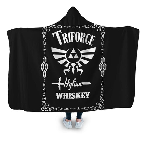 Triforce Whiskey Hooded Blanket - Adult / Premium Sherpa