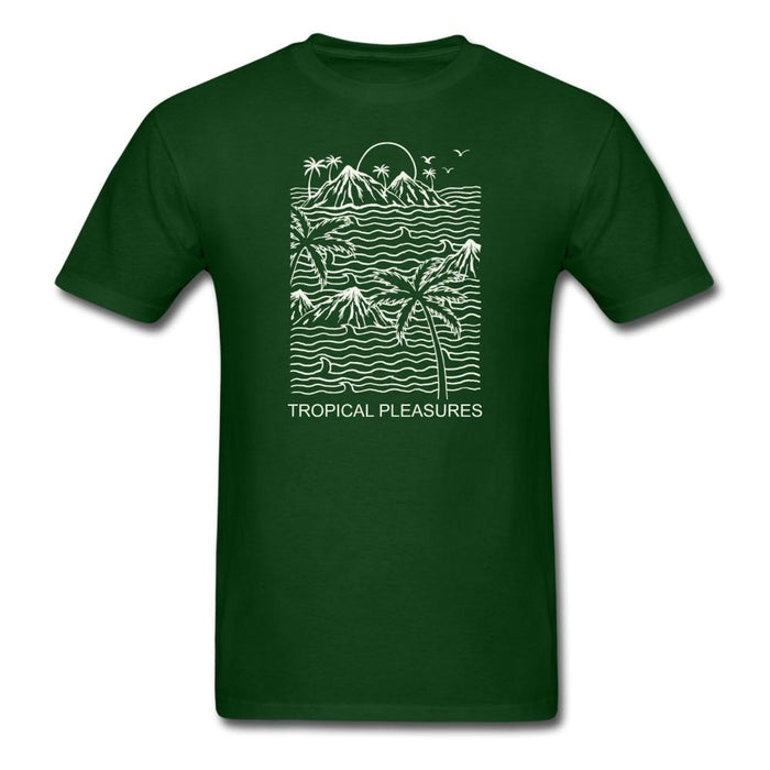 Tropical Pleasures Unisex Classic T-Shirt - forest green / S