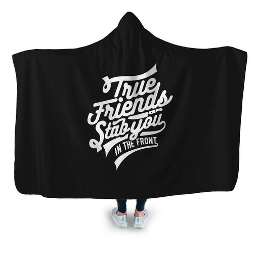 True Friends Hooded Blanket - Adult / Premium Sherpa