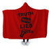 Truth Hurts Hooded Blanket - Adult / Premium Sherpa