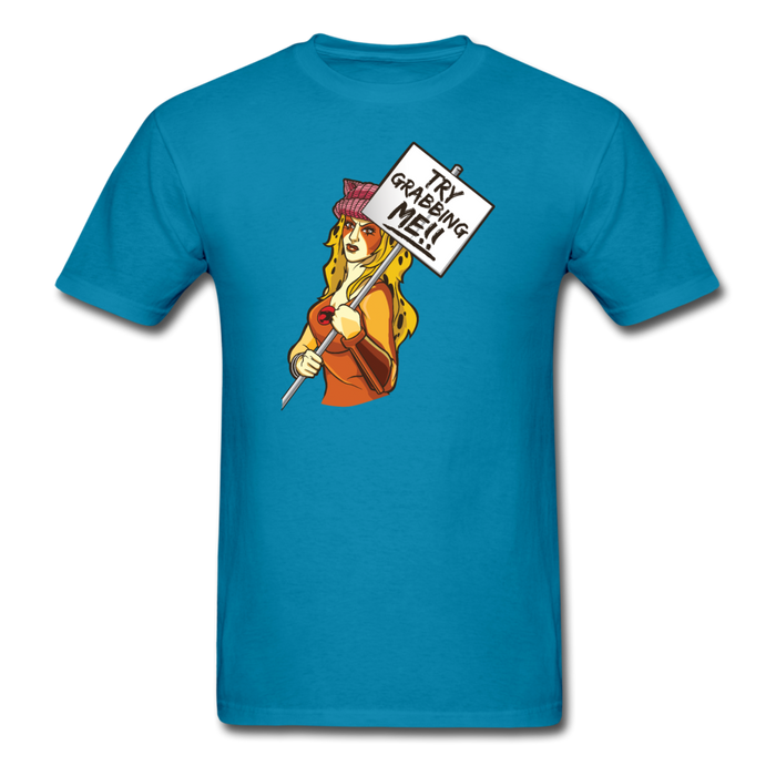 Try Grabbin Me Unisex Classic T-Shirt - turquoise / S