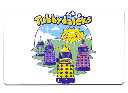 Tubby Daleks Large Mouse Pad