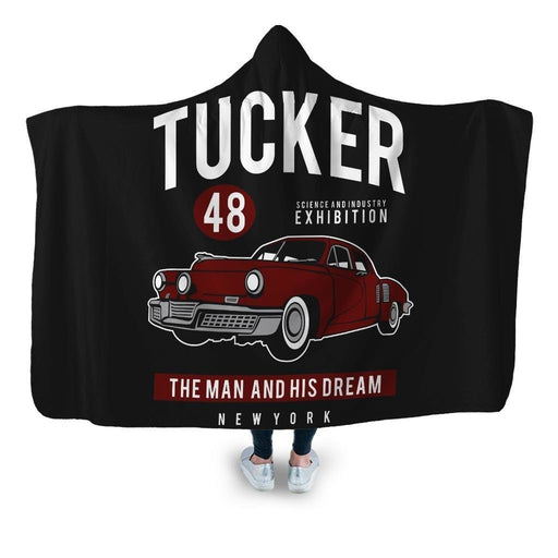 Tucker 48 Hooded Blanket - Adult / Premium Sherpa