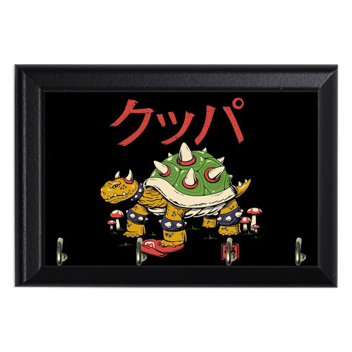 Turtle Demon King Wall Plaque Key Holder - 8 x 6 / Yes
