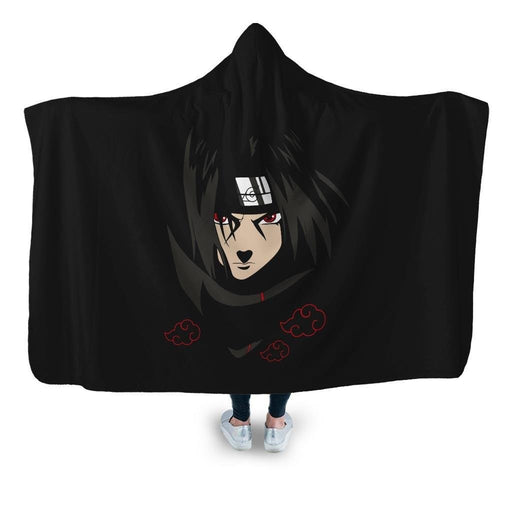 Uchiha Itachi Ii Hooded Blanket - Adult / Premium Sherpa