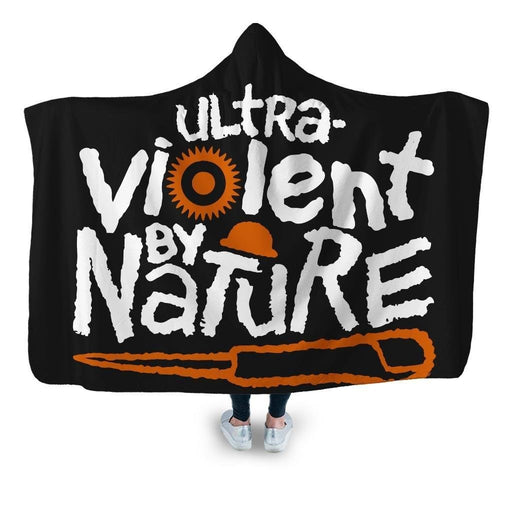 Ultra Violent Hooded Blanket - Adult / Premium Sherpa