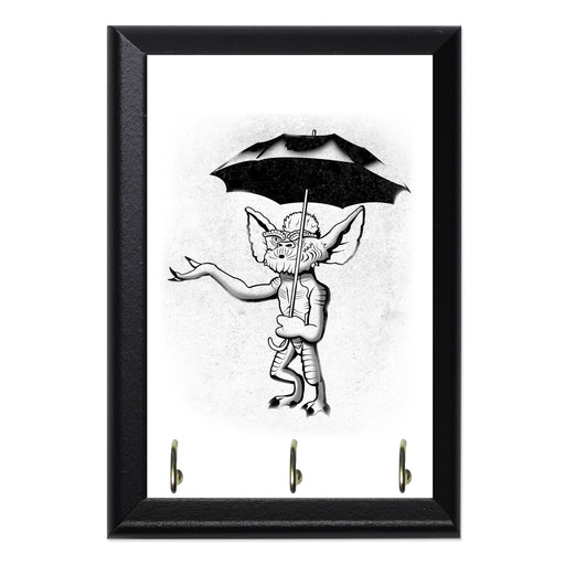 Umbrella Monster Key Hanging Plaque - 8 x 6 / Yes