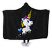 Unicorn_ Big Hooded Blanket - Adult / Premium Sherpa
