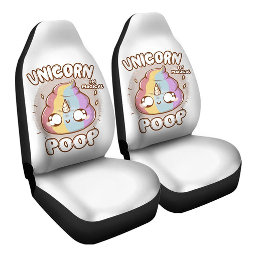 Unicorn Poop Car Seat Covers - One size