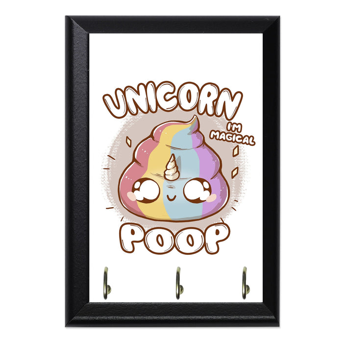 Unicorn Poop Key Hanging Plaque - 8 x 6 / Yes
