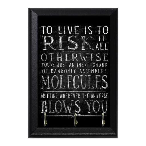 Universe Blows Decorative Wall Plaque Key Holder Hanger - 8 x 6 / Yes