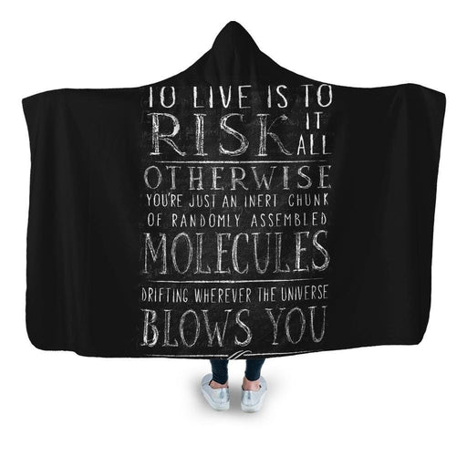 Universe Blows Hooded Blanket - Adult / Premium Sherpa