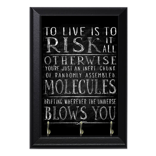 Universe Blows Wall Plaque Key Holder - 8 x 6 / Yes
