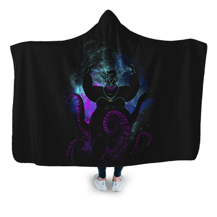Ursula Art Hooded Blanket - Adult / Premium Sherpa