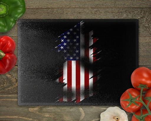 Usa Flag Cutting Board