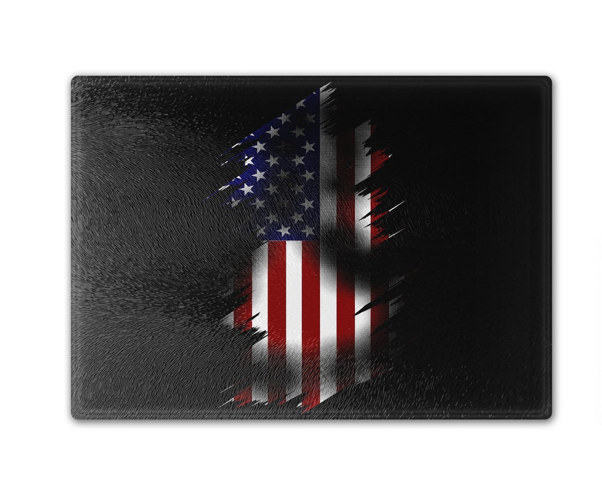 Usa Flag Cutting Board