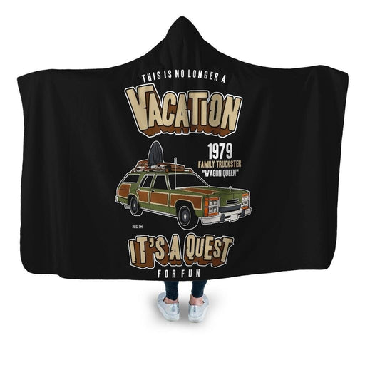 Vacation Hooded Blanket - Adult / Premium Sherpa