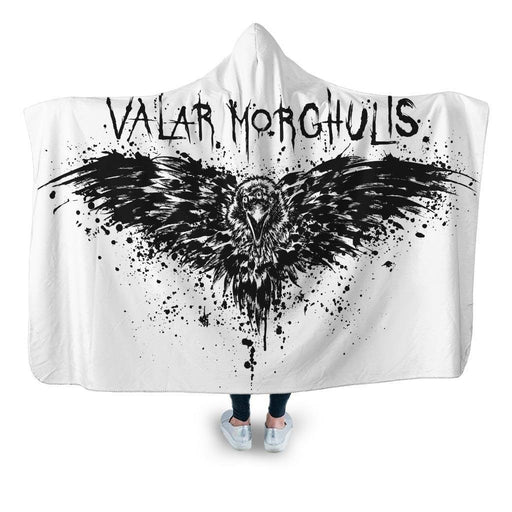 Valar Morghulis Hooded Blanket - Adult / Premium Sherpa