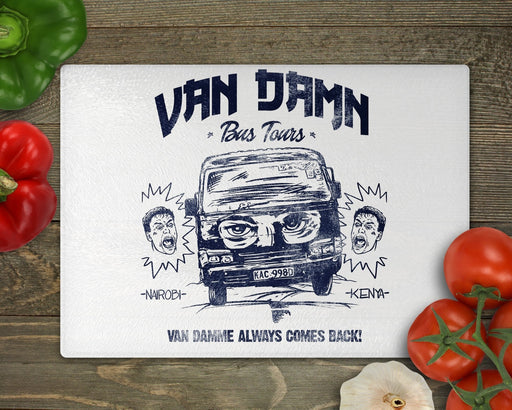 Van Damn Bus Tours Cutting Board