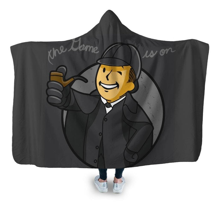 Vault Detective Hooded Blanket - Adult / Premium Sherpa