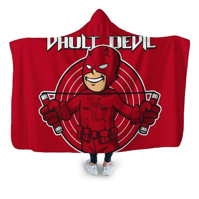 Vault Devil Hooded Blanket - Adult / Premium Sherpa
