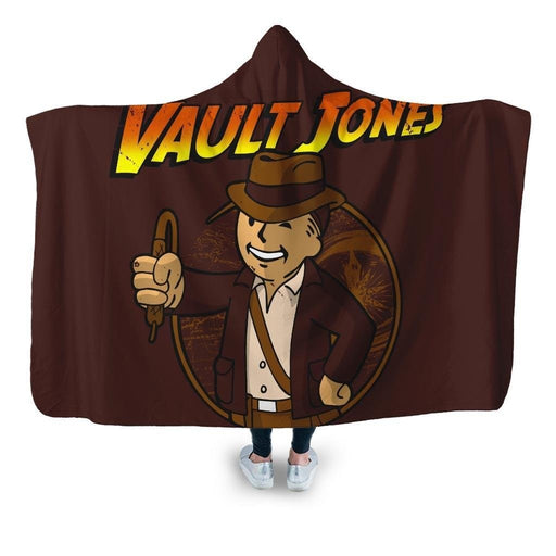 Vault Jones Hooded Blanket - Adult / Premium Sherpa