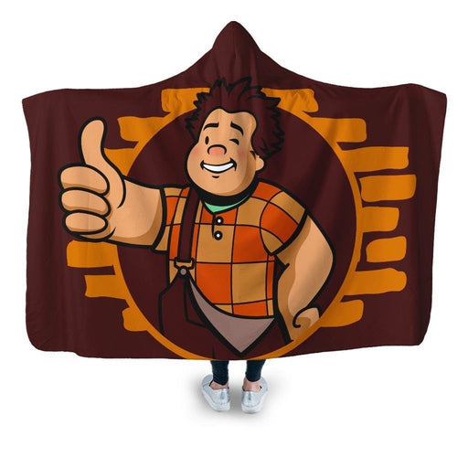 Vault Wrecker Hooded Blanket - Adult / Premium Sherpa