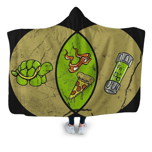 Venn Mikey Hooded Blanket - Adult / Premium Sherpa