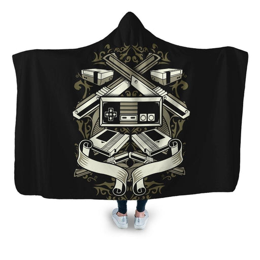 Video Games Hooded Blanket - Adult / Premium Sherpa
