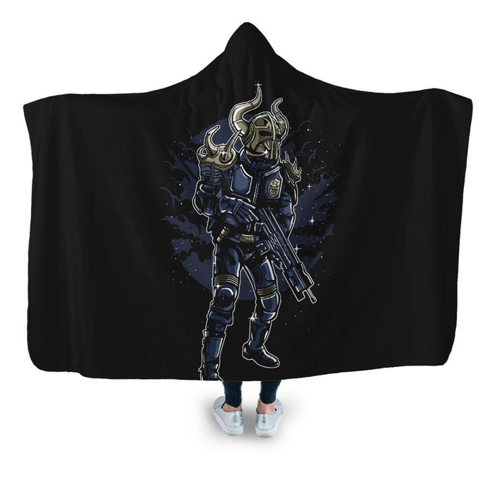Viking Soldier Hooded Blanket - Adult / Premium Sherpa