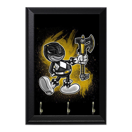 Vintage Black Ranger Decorative Wall Plaque Key Holder Hanger - 8 x 6 / Yes
