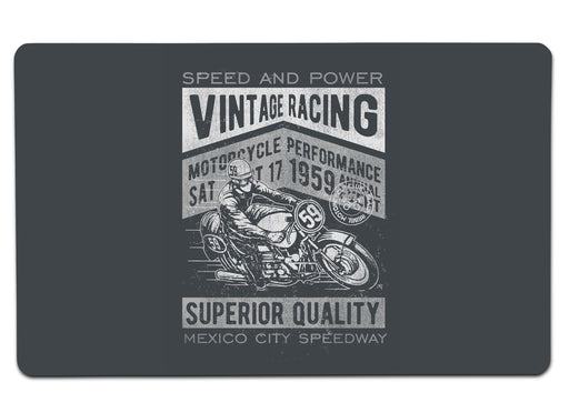 Vintage Racing Large Mouse Pad