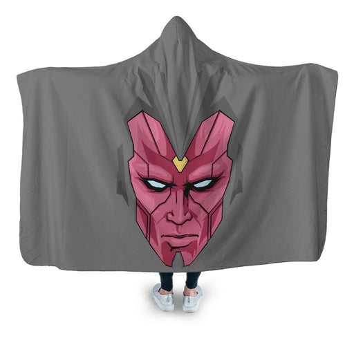 Vision Avengers 2 Hooded Blanket - Adult / Premium Sherpa