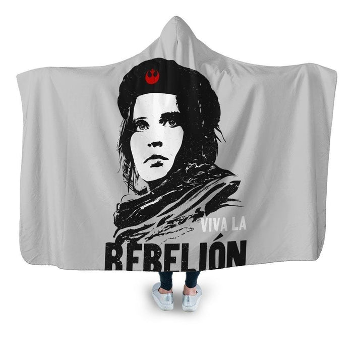 Viva la Rebelion Hooded Blanket - Adult / Premium Sherpa