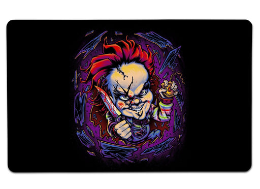 Voodoo Doll Of Death Large Mouse Pad