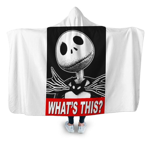 W H A T S I Hooded Blanket - Adult / Premium Sherpa