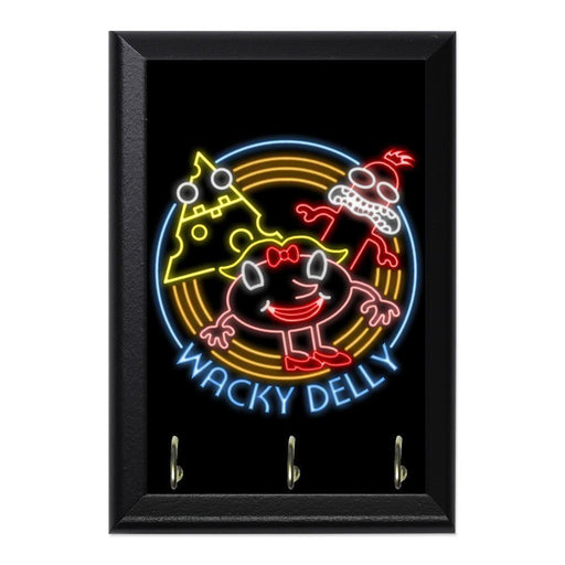 Wacky Delly Sign Decorative Wall Plaque Key Holder Hanger - 8 x 6 / Yes