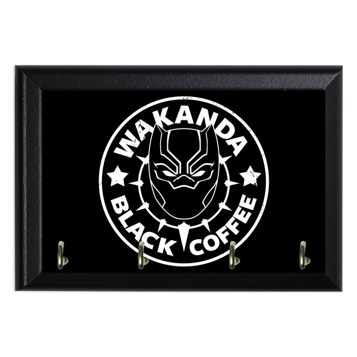 Wakanda Black Coffee Key Hanging Plaque - 8 x 6 / Yes