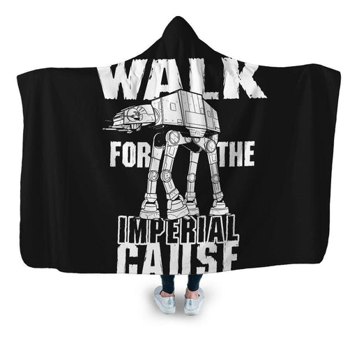 Walk For The Imperial Cause Hooded Blanket - Adult / Premium Sherpa